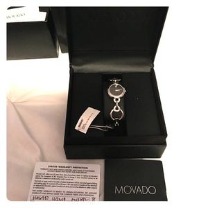 MOVADO LADIES CIRCLO STAINLESS STEEL WATCH